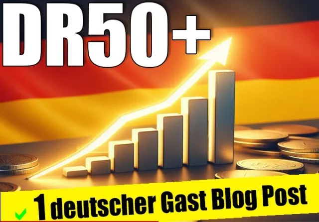 1x Seo Backlinks Deutsche dofollow Content DR50+ inkl. Text 300 bis 500 Wörter🚀