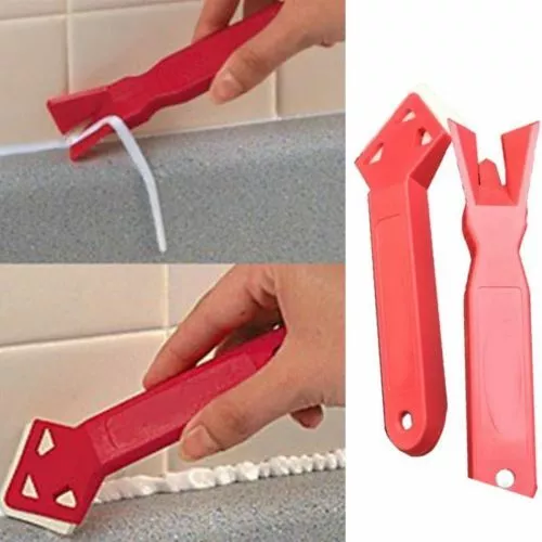 Silicone Glass Cement Scraper Tool Caulking Finishing Sealant Grout Remover Set