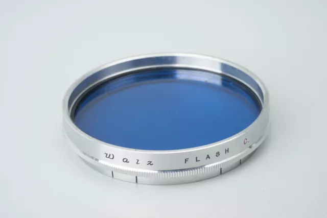 *VINTAGE* Walz 47mm Flash C. Blue Filter
