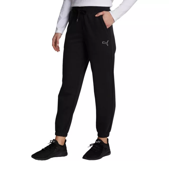 NWT Puma Women’s Fleece Joggers Pants Sweatpants Black, Size XXL (New)