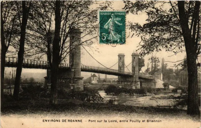 CPA Pont sur la Loire - between Pouilly and Briennon FRANCE (915664)