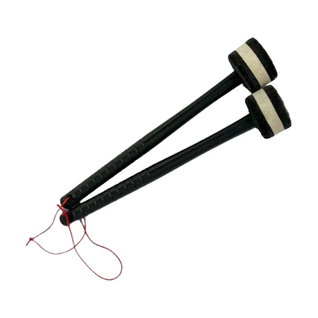 Kit D'  De Percussion à Maillet En Feutre 2 Pièces Pour Cloches