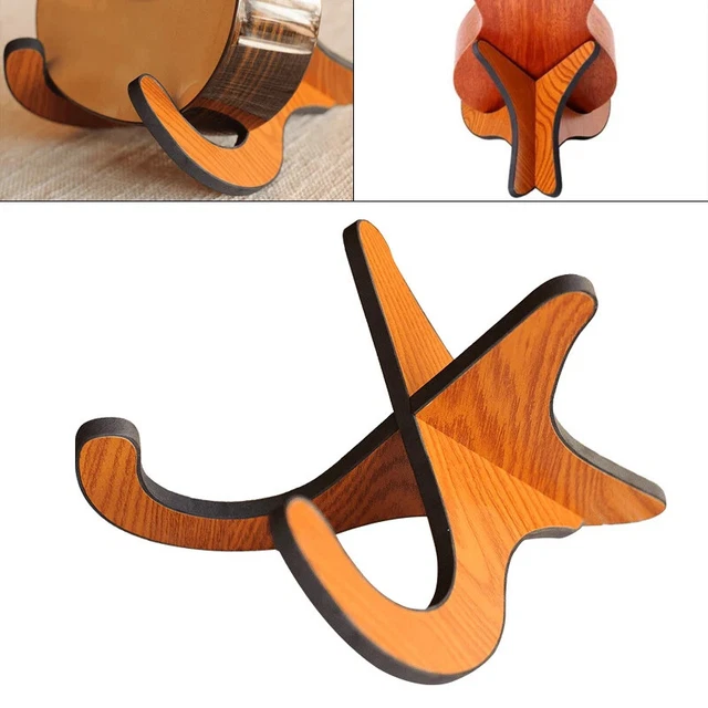 Folding Ukulele Violin Bass Guitar Stand A Frame Floor Holder New --new Rack