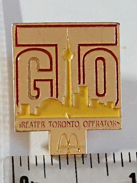 McDonald's GREATER TORONTO OPERATORS Lapel Pin (050923)
