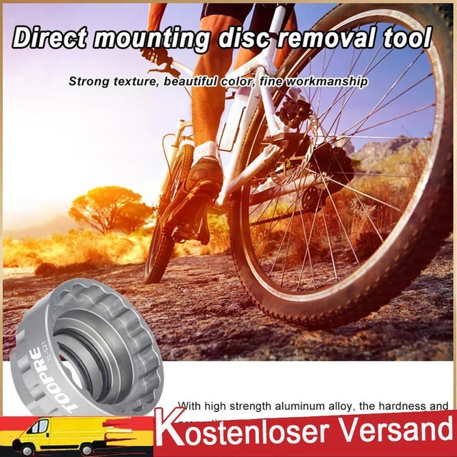 Bike Direct Mount Chainring Lock Ring Tool for M7100 M8100 M9100 (Titanium)