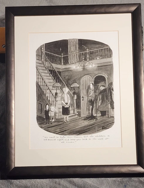 1956,THE ADAMS FAMILY ILLUS CHAS ADDAMS FAMILY collection print COMIC CARTOON