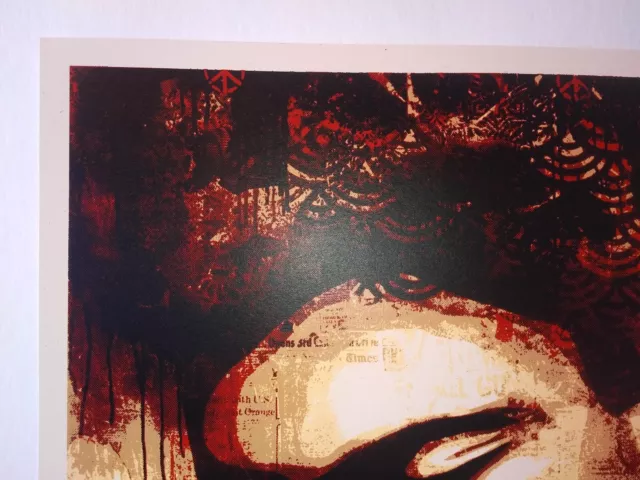Shepard Fairey / OBEY - Impression sur toile Ali - Screenprint - 2010 - Art print 2