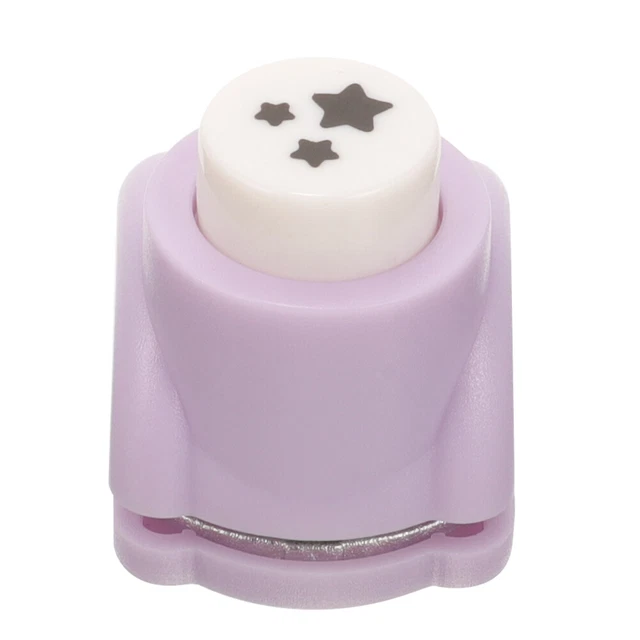 VIOLET PLASTIQUE PERFORATRICE Pentagramme Enfant Petit Perforateur De ...