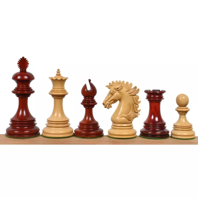 Alexandria Luxury Staunton Chess Pieces Only Set - Triple Weighted -Budrose Wood