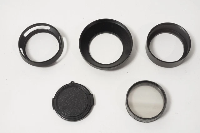 Pentacon, Canon, Tokina, Cokin Minolta Lens Caps and Hood fit 52mm Lot de 8