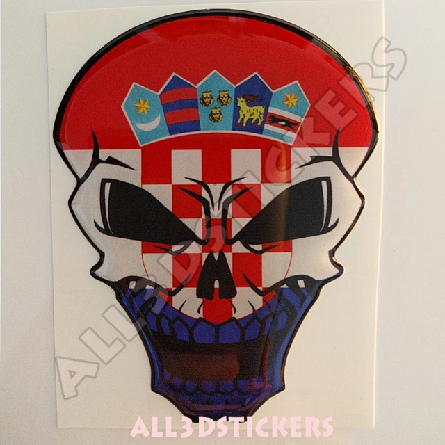 Autocollant Voiture Split Croatie - Blason Ville Drapeau écusson - Résistant à L'eau