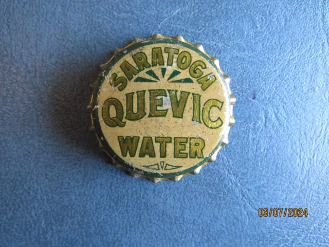 Saratoga QUEVIC Water / Cork-Lined Soda Bottle Cap