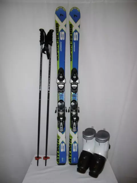 Atomic Ski " Sx 7 " Top Junior Allround Carver 140 Cm + Skischuhe Gr: 40 Im Set