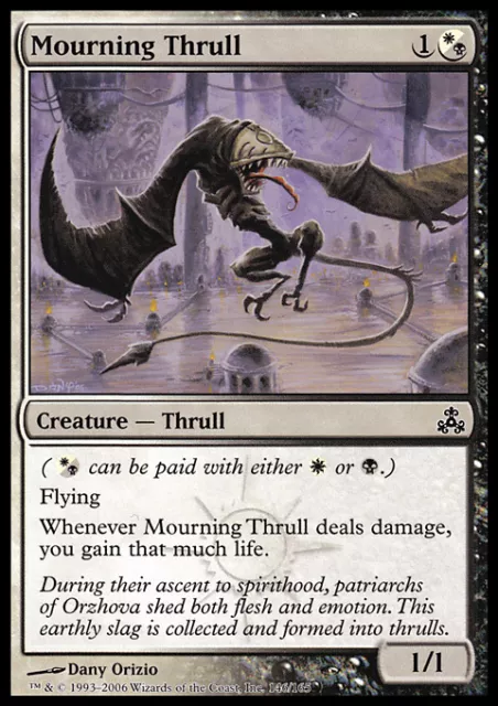 Mtg Mourning Thrull Foil - Thrull Del Cordoglio - Gpt