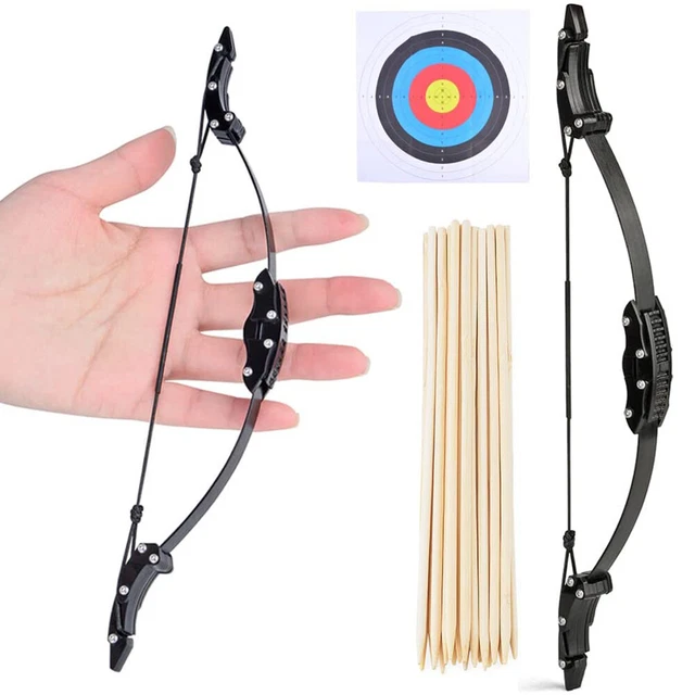 11& MINI RECURVE Bow Arrows Shooting Target Set Kids Toy Gift Archery