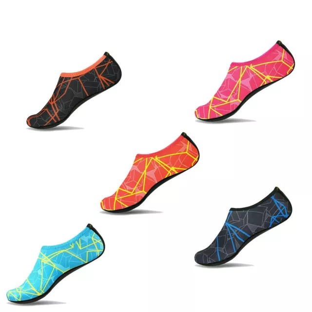 Adults Mens Water Shoes Aqua Socks Beach Diving Swim Wetsuit Non Slip UK Size