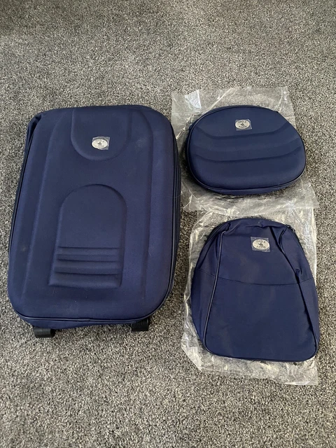 TRAVEL PLEASURE Set of 3 Small Suitcase Matching Bags