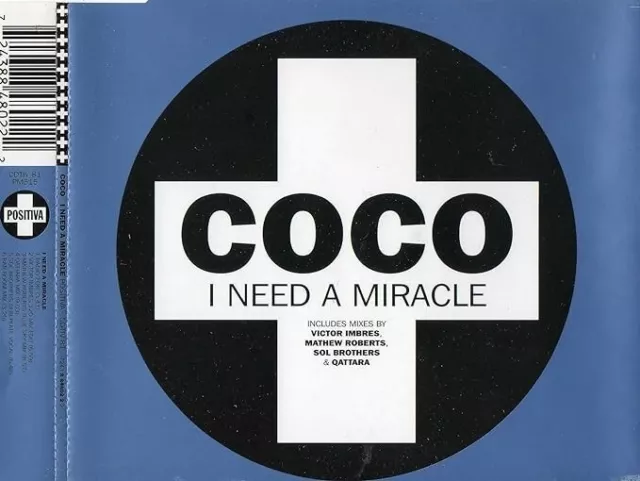 CoCo - I Need A Miracle Single CD 6 Tracks House Trance Speed VGC