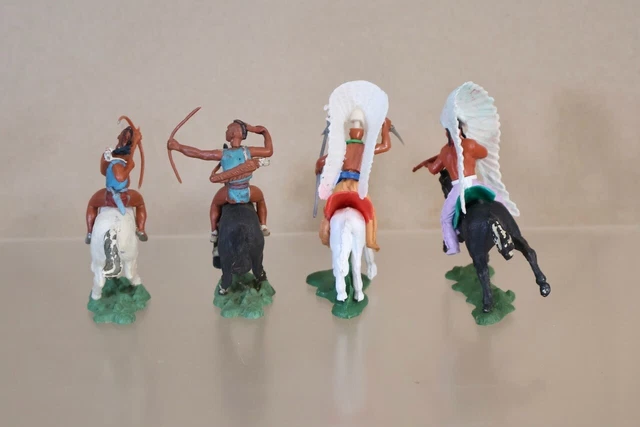 Lot De 6-10 Figurines Britains Herald Swoppets & Timpo – Far West, Cowboys, Mexicain (échelle 1:32)