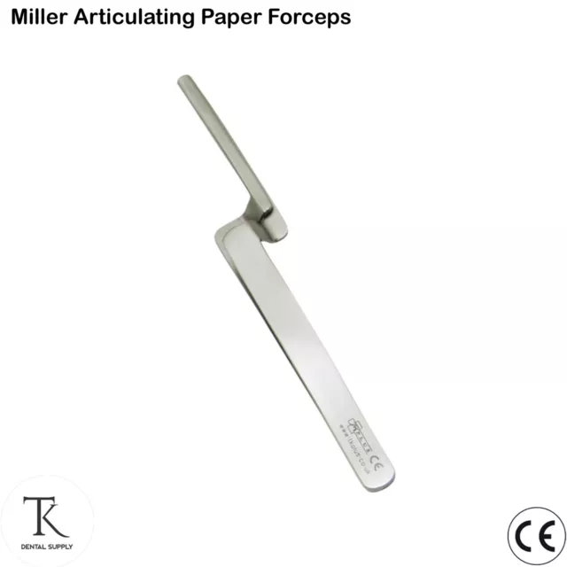 Dental Orthodontic Instruments Miller Articulating Paper Holder Grasping Tweezer