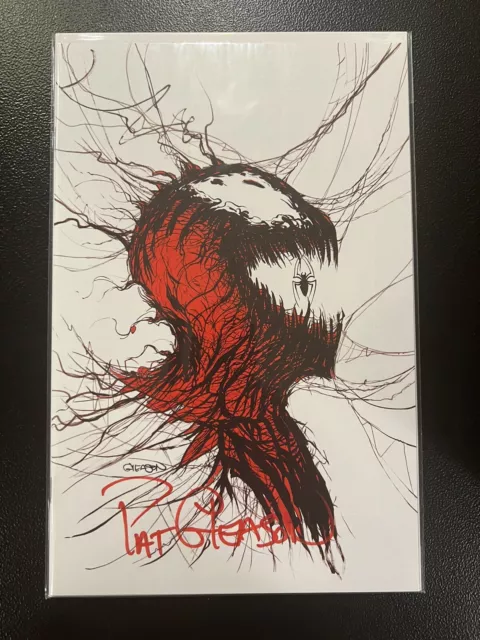 Carnage Black White and Blood 1 second print Gleason Signed Virgin Exclusive COA