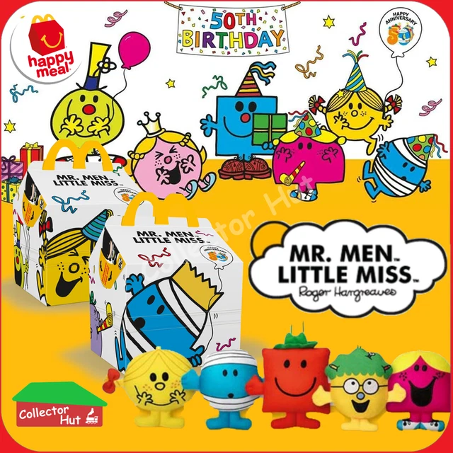 MR IMPOSSIBLE MR Men McDonalds Happy Meal soft plush Toy 2021 50th