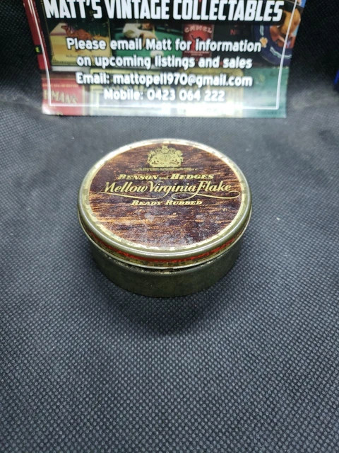 RARE 1950S ROBIN Hood Tobacco Flake Tins – Empty NOS Factory Find – Vintage  $63.87