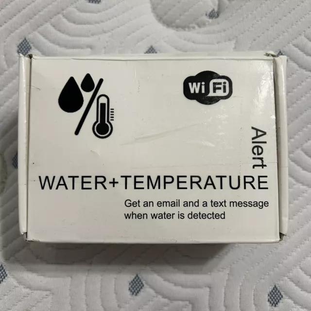 Water & Temp w/Text Message & Email Alerts WiFi Needed Model TWD01