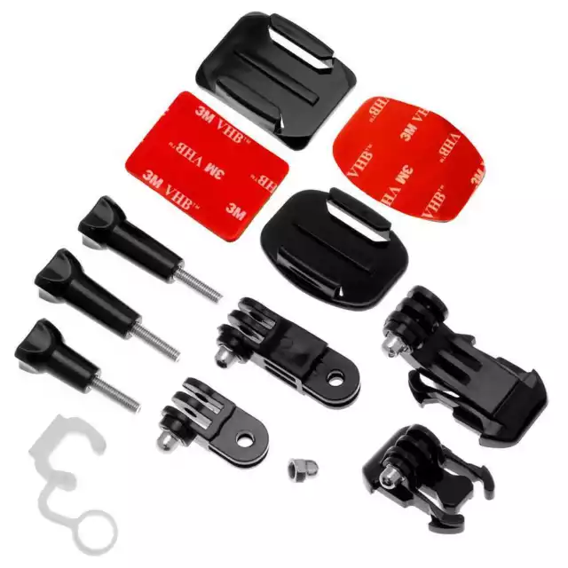 Ociodual Accessories Set Kit For GoPr Hero 8 7 6 5 4 SJCAM Xiao Yi Adhesive Helm