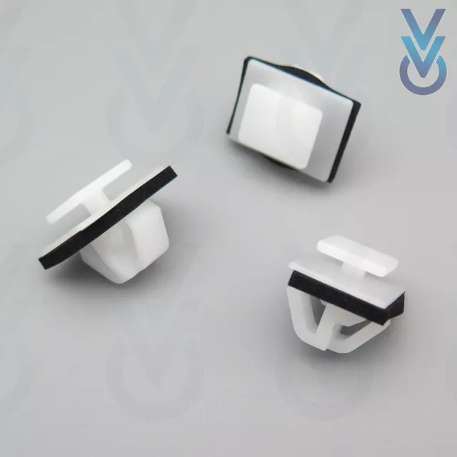 10x VVO® Side Body Moulding Strip Trim Clips for some Hyundai i20