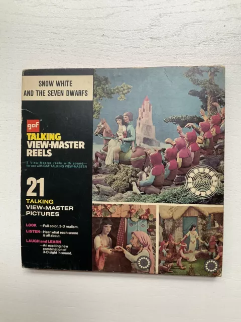 NEW 1973 TALKING View-Master GAF Wild Animals Of The World 3 Reel