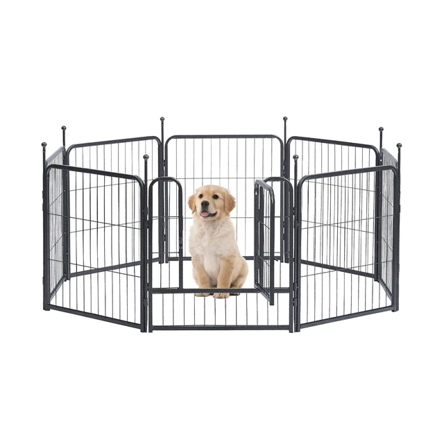 Dog Playpen,Portable Outdoor Dog Fence, Dog Pen Indoor, Dog Playpen for Large...