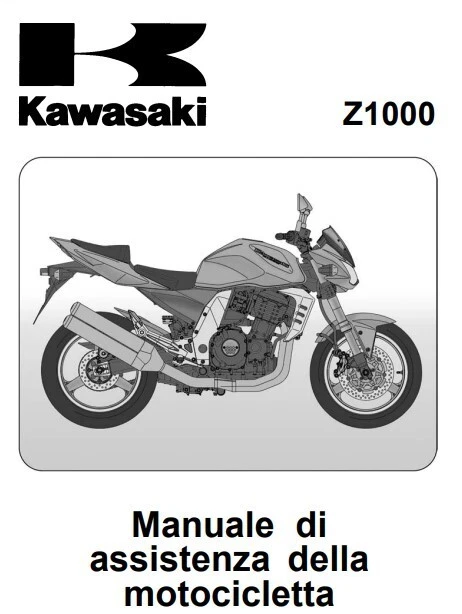 manuale manutenzione officina kawasaki Z1000-A1 2003