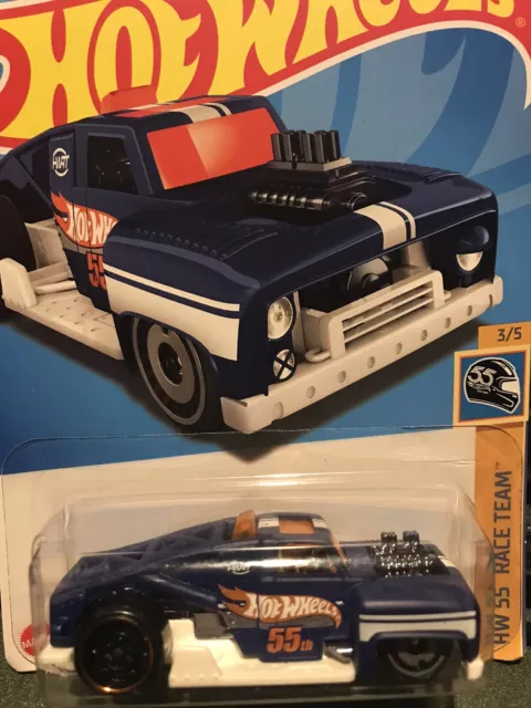 Hot Wheels Erikenstein Rod HW 55 Race Team 86/250 Blue New