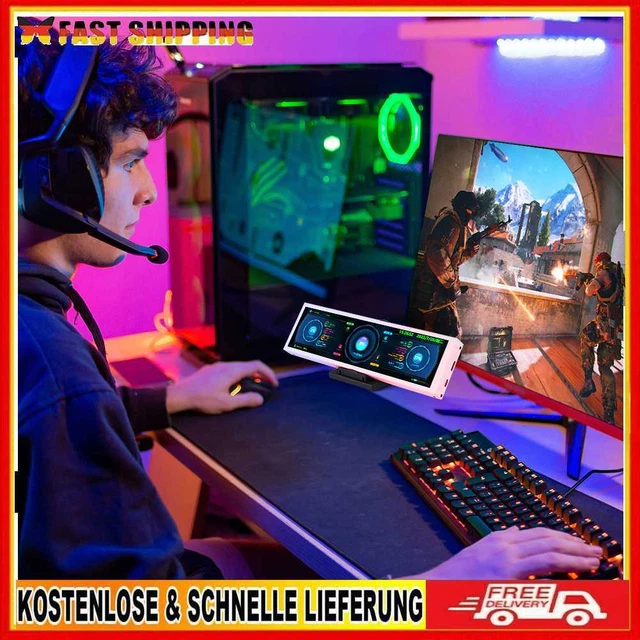 7,9-Zoll-PC-Sekundäranzeige CPU GPU SSD-Bildschirm (Touchscreen weiß)