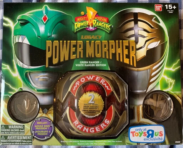 GREEN RANGER/WHITE RANGER - Mighty Morphin Power Rangers Legacy Morpher ...