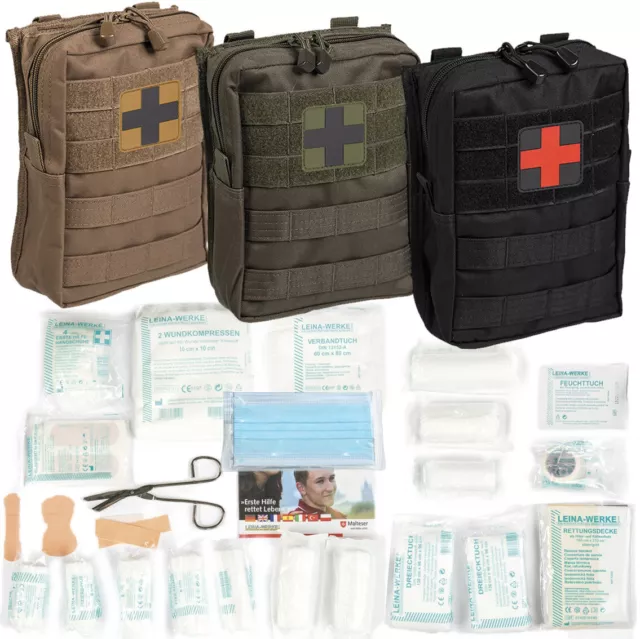 Erste Hilfe Tasche + 43-tlg. Füllung Set Leina First Aid Kit Molle Outdoor Auto