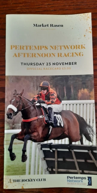 Market Rasen Race Card, November 23Rd, 2023 - Pertemps Network Afternoon Racing