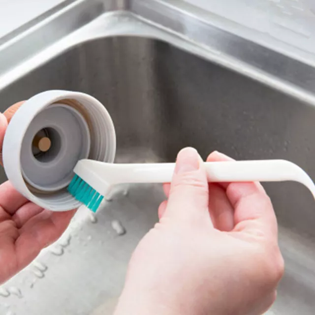 2pcs Cleaning Narrow Brush Long Handle Baby Milk Bottle Gap Cleaning BrusheY.  q