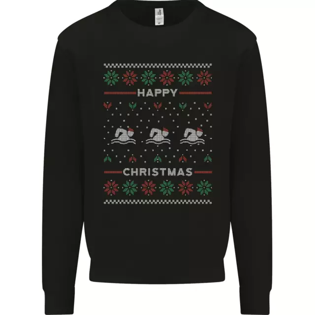 Natale Nuoto Design Bambini Felpa Maglione