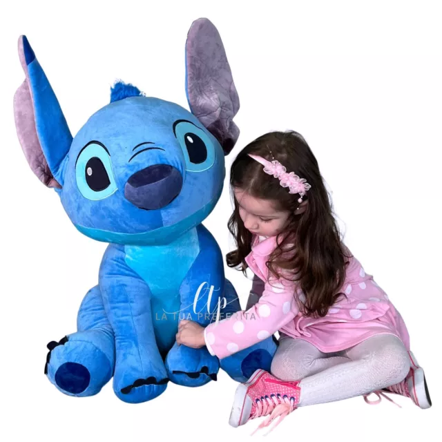 XXXL LEROY 100CM Peluche Géant Avec Son Disney Lilo & Stitch Rouge Original  EUR 226,13 - PicClick FR