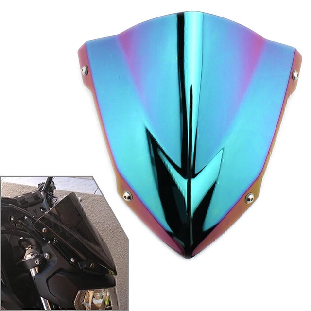 Parabrezza Sportivo Per YAMAHA MT07 / FZ-07 2014-2020 – Cupolino Deflettore Antivento Con Staffa, Design Aerodinamico E Resistente