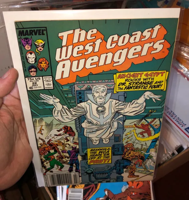 The West Coast Avengers #22 Ancient Egypt / Dr. Strange - Marvel Comic Book