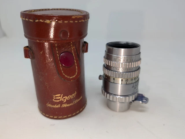 RARE VINTAGE KODAK CINE EKTANON LENS 38mm F/2.8 Lumenized $14.50