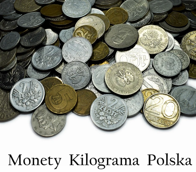 kg Münzen POLEN 1949 - 1990 Kiloware Kilogramm AUSWAHL