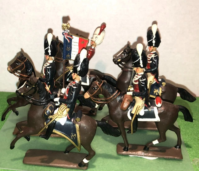 553   Soldats De Plomb Cbg-Mignot 1Er Empire Gendarmes De La Garde 5 Figurines