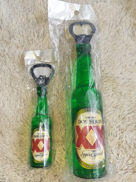 2 Pc Dos Equis Liquid Filled Bottle Opener