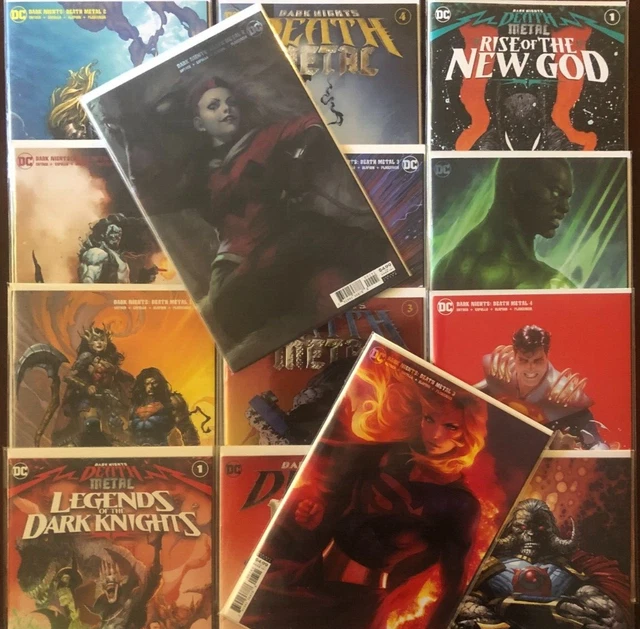22x DARK NIGHTS DEATH METAL LOT! VIRGIN VARIANTS! ARTGERM! 1 2 3 4 & 1-Shots!
