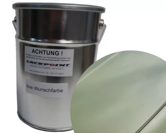 2 Litre 1K Car Paint Resin Ral 6003 Olive Green Matte Lackpoint GDR Nva New