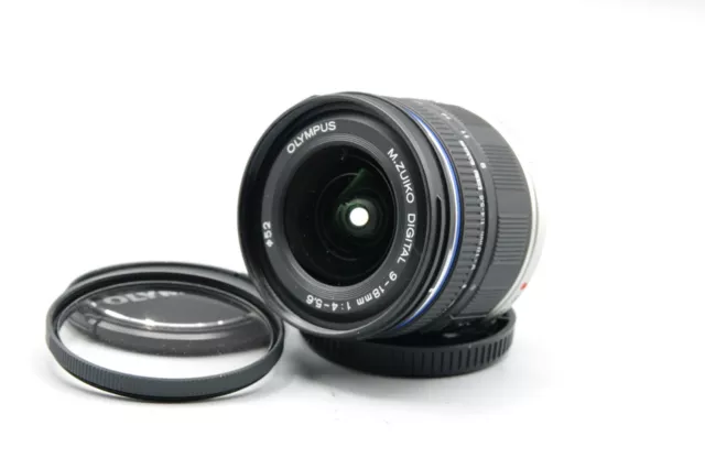 Olympus M.Zuiko Digital 9-18mm F/4-5.6 ED M4/3 Mount Lens